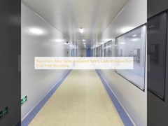 Janelas de vidro temperado de 5mm em liga de alumínio para oficinas livres de poeira