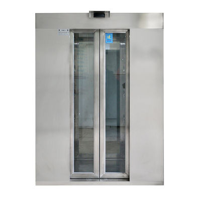Industry Cleanroom Stainless Steel Air Shower With Automatic Sliding Doors