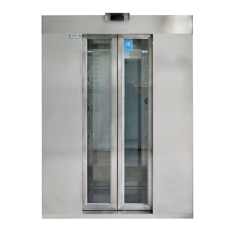 Industry Cleanroom Stainless Steel Air Shower With Automatic Sliding Doors